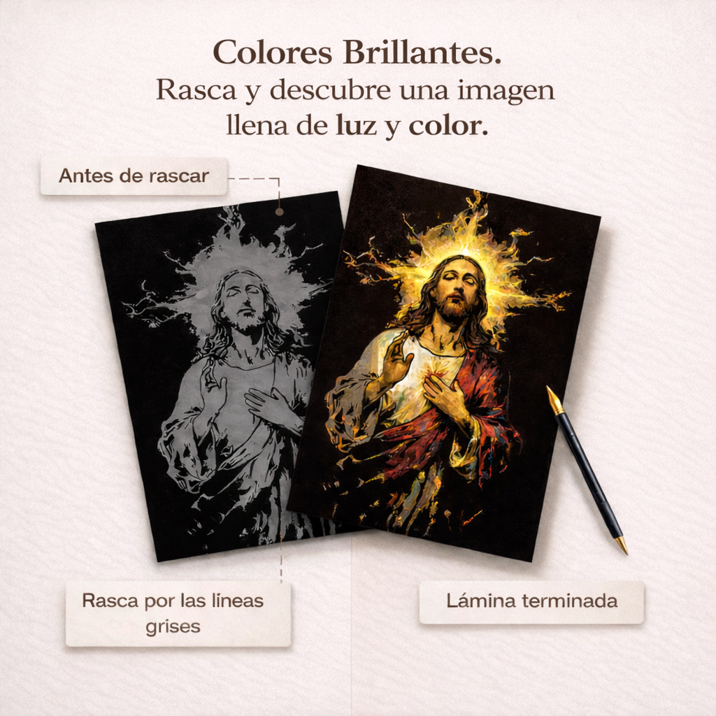 Arte para Rascar. Una experiencia creativa y antiestrés